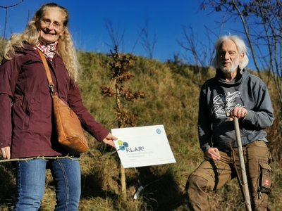 Heimische Bäume - ein Schritt zur Wiederherstellung des Trockenrasens in Kirchberg am Wagram