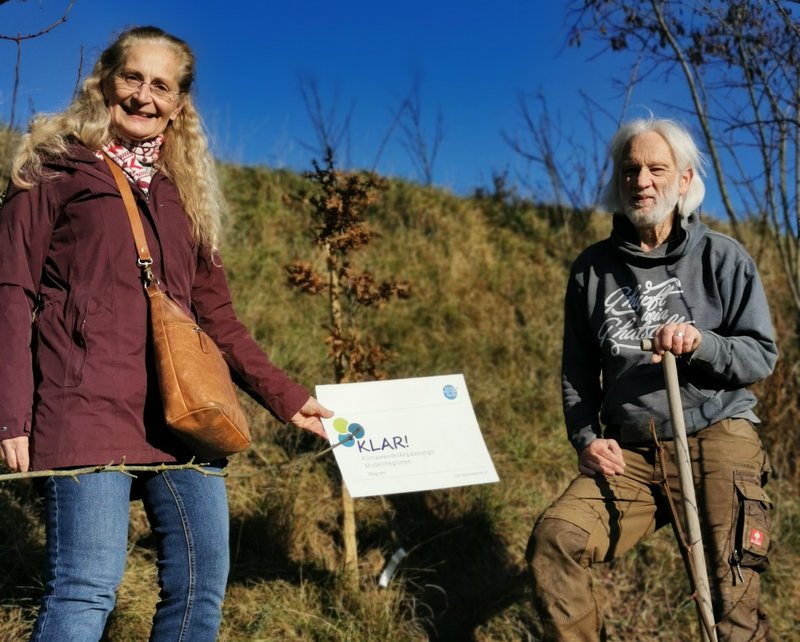 Heimische Bäume - ein Schritt zur Wiederherstellung des Trockenrasens in Kirchberg am Wagram