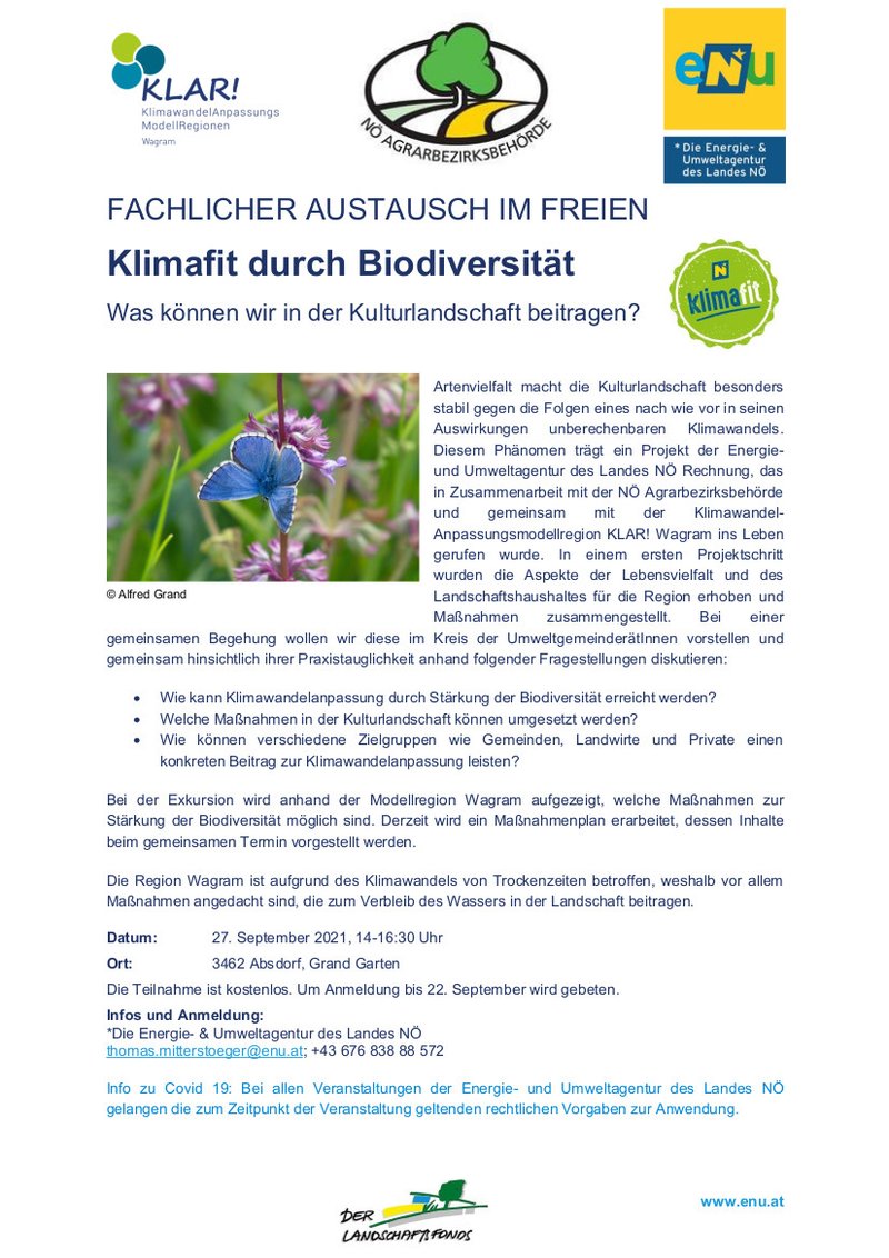 Klimafit durch Biodiversität